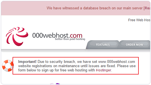 000webhost 000webhost數(shù)據(jù)泄露 000webhost被黑 <a href=http://mpian.cn target=_blank class=infotextkey>網(wǎng)站優(yōu)化</a>
