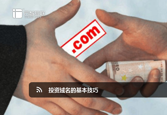 投資域名的基本技巧，不要像大媽似的有錢跟風(fēng)哦。